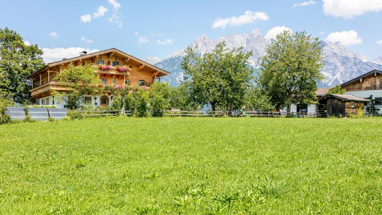 Oberhaslinghof Villa Saalfelden Bagian luar foto
